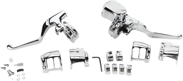 Handlebar Control Kit Silver, 1, nordicamoto.ro