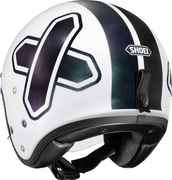 SHOEI J.O2 CROSS LOGO2 TC-6 Fúvóka sisak, fekete/fehér, M-es méret, 4, nordicamoto.ro