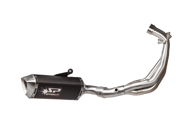 Force Full Exhaust Systems Silver, Black, 1, nordicamoto.ro
