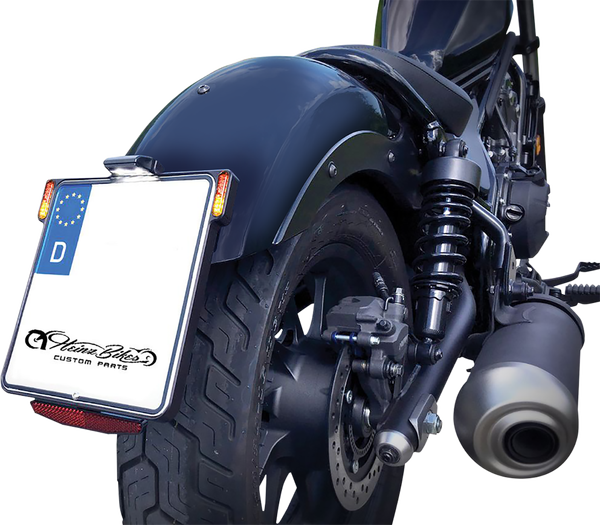 License Plate Holder 3-in-1 For Eu Countries Yellow, 1, nordicamoto.ro