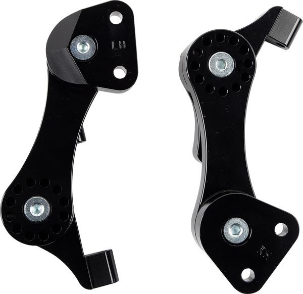 Adjustable Passenger Floorboard Mounts Black, 1, nordicamoto.ro