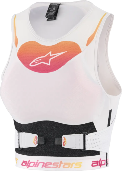Alpinestars Stella mellkasvédő – Plasma White/Lilac, L-es méret, 1, nordicamoto.ro