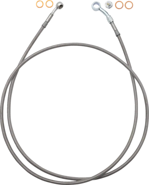 Ez Install Brake Line Stainless Steel, Clear Pvc Coating, 1, nordicamoto.ro