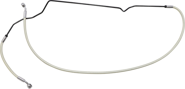 Braided Front Brake Line Chrome, Sterling Chromite® Ii Oversize [+102 mm (4'')], 4, nordicamoto.ro