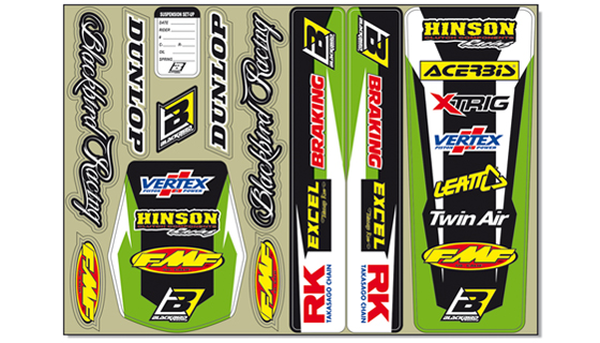 Decal Logo Kit Green, 1, nordicamoto.ro