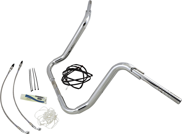 1-1/2(r) Ez Install Rounded Top Handlebar Kit Silver, 1, nordicamoto.ro