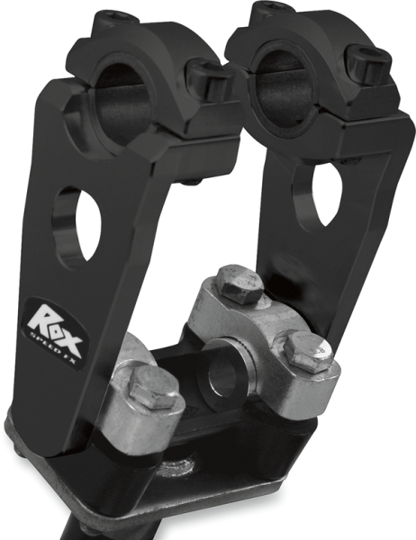 Elite Pivoting Handlebar Risers For 7/8(r) And 1-1/8(r) Handlebars Black, 2, nordicamoto.ro