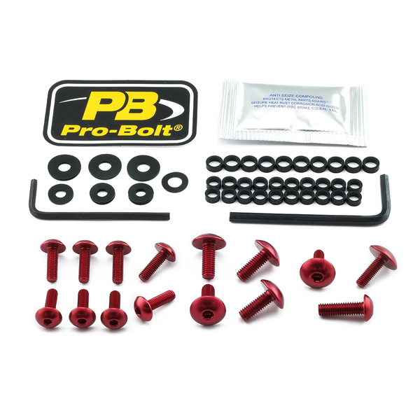 Fairing Bolt Kit For Ducati Red, 1, nordicamoto.ro