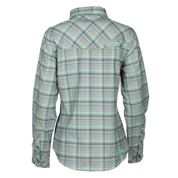 Camasa Dama Klim Upland Flannel Black - Asphalt, 8, nordicamoto.ro