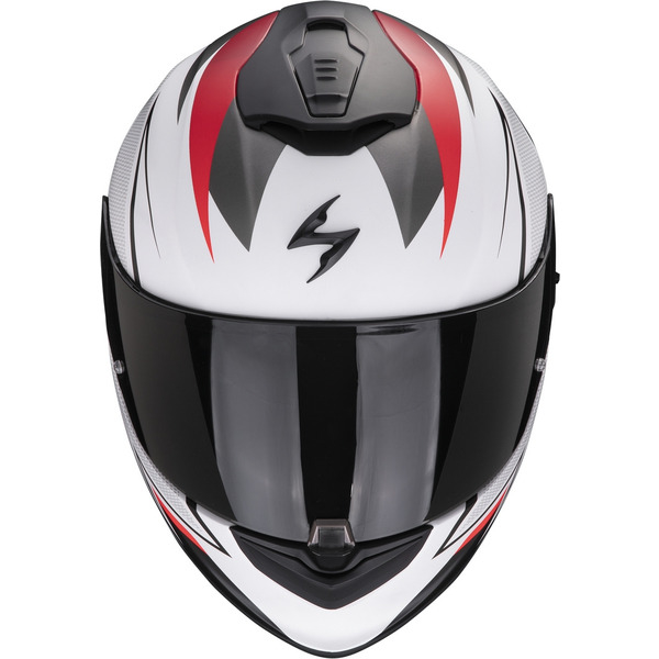 Casca integrala sport/touring SCORPION EXO-1400 EVO AIR THELIOS Negru/Albastru/Galben fluo XXL, 4, nordicamoto.ro