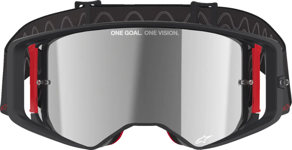 Alpinestars Supertech Corp Abs Vision vörös/fekete szemüveg, 4, nordicamoto.ro
