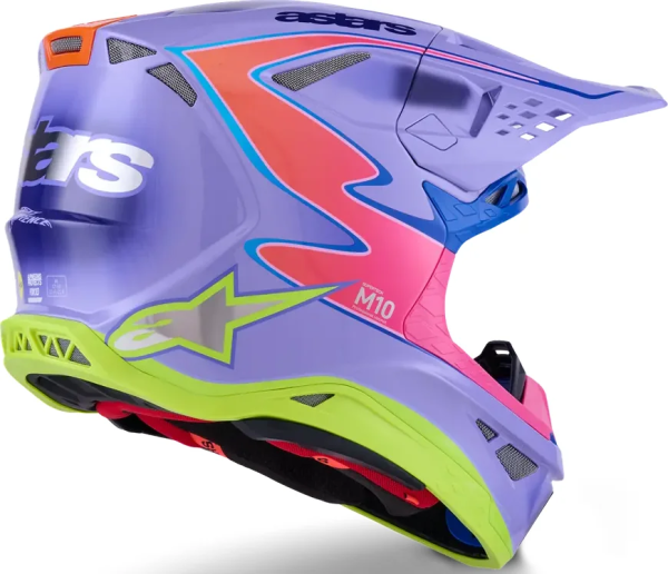 Alpinestars Supertech M10 Jett Lawrence R01 lila XS bukósisak, 7, nordicamoto.ro
