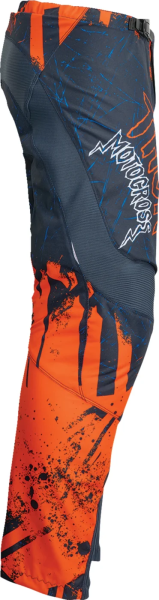 Pantaloni Copii Thor Sector Gnar Midnight/Orange 24, 9, nordicamoto.ro