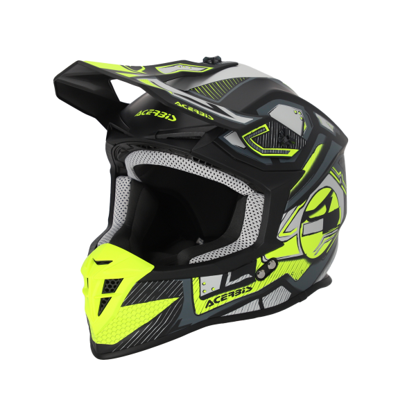 Acerbis Linear 22-06 sisak, fekete/fluo sárga, M méret, 1, nordicamoto.ro