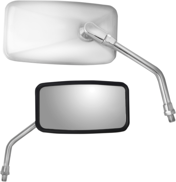 Stainless Steel Rectangular Mirror Silver, 1, nordicamoto.ro