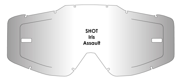 AirScreen Shot Iris/Assault Gri lencse, 2, nordicamoto.ro