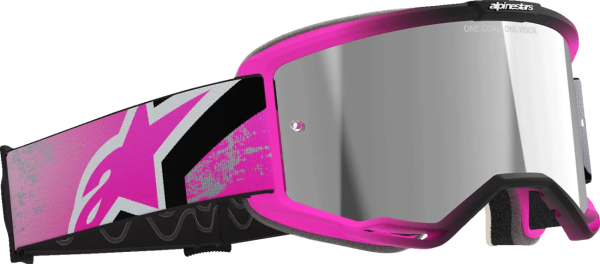 Ochelari Alpinestars Vision 8 Lahnd Gray/Pink/Silver ONE SIZE, 1, nordicamoto.ro