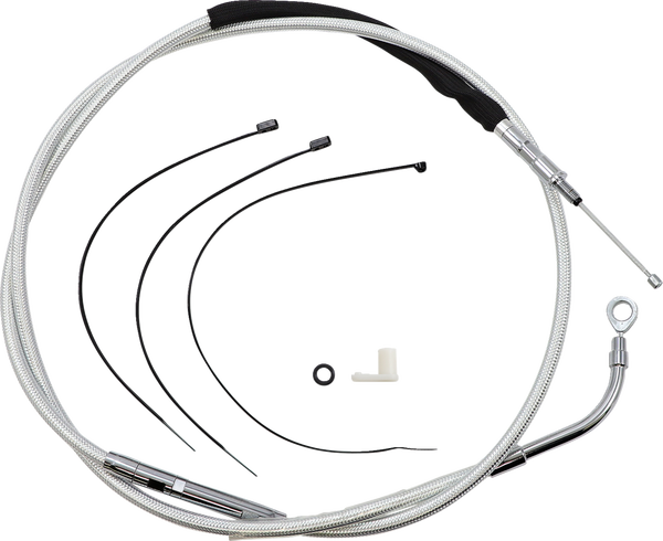 High-efficiency Braided Sterling Chromite Ii® Clutch Cable Silver, 1, nordicamoto.ro