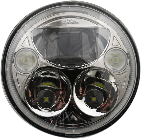 Trubeam® Led Headlamps Chrome, 2, nordicamoto.ro