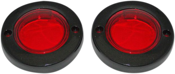 Probeam® Flat Bezel Turn Signal Adapters Gloss Black, 3, nordicamoto.ro