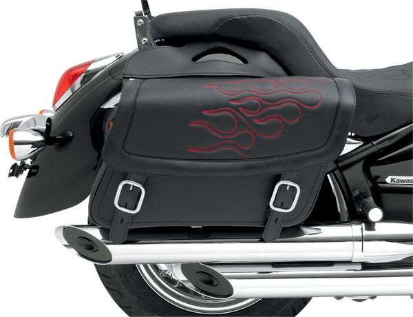 Highwayman Tattoo Saddlebags Red, Black L +, 2, nordicamoto.ro