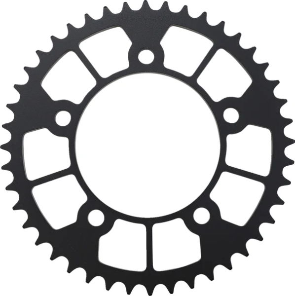 Steel Rear Sprocket Black, Zinc Plated, 1, nordicamoto.ro