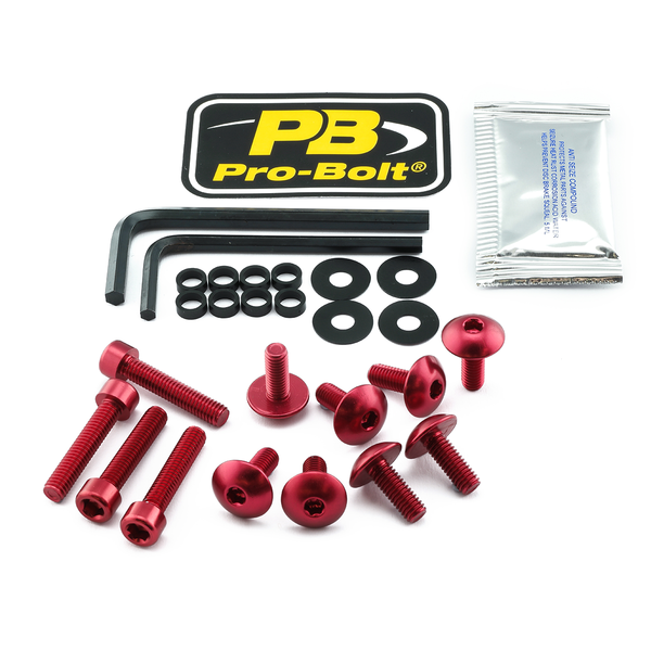 Fairing Bolt Kit For Yamaha Red, 1, nordicamoto.ro