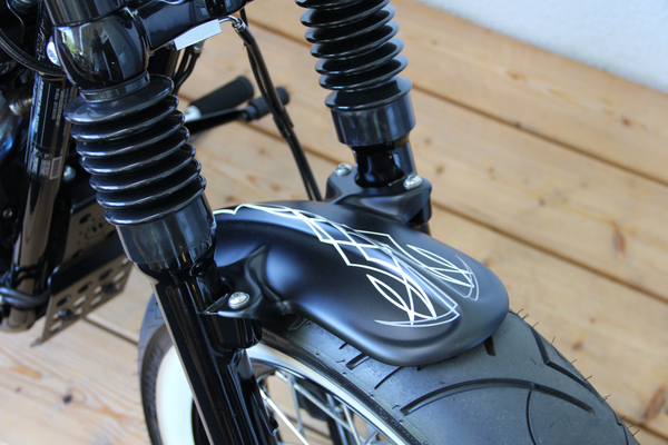 Front Fender Old School Black, 6, nordicamoto.ro