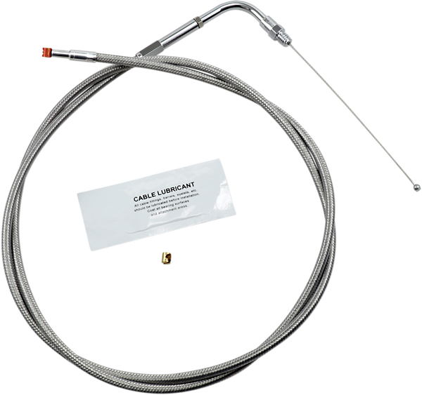 Stainless Steel Throttle/idle Cable Silver +203 mm (8''), 1, nordicamoto.ro