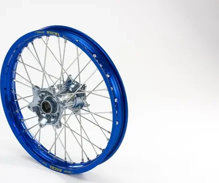 Elite Mx-en felni, ezüst és kék küllők, ezüst, 2, nordicamoto.ro