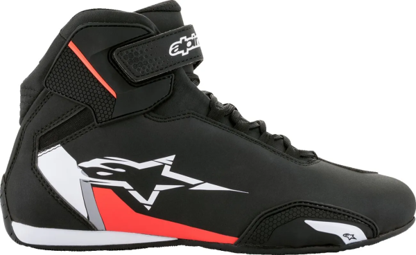 Alpinestars Sektor csizma, fekete/fehér/piros, 47-es méret, 5, nordicamoto.ro