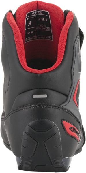 Ghete Alpinestars Faster-3 Black/Gray/Red 9,5, 3, nordicamoto.ro