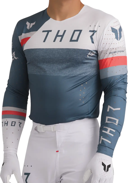 Thor Sportmode League kék póló, M-es méret, 8, nordicamoto.ro