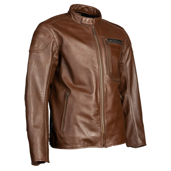 Geaca Moto Touring Klim Sixxer Leather Sienna Brown, 13, nordicamoto.ro