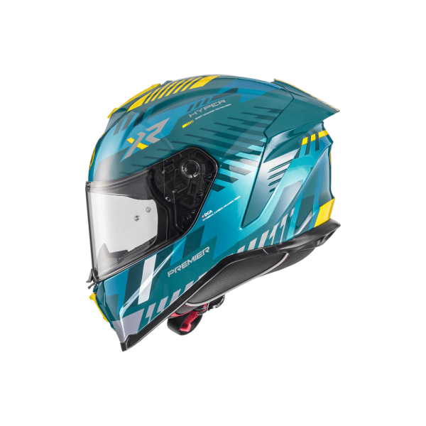Casca Premier Hyper Carbon XR sisak, kék/sárga, L-es méret, 4, nordicamoto.ro