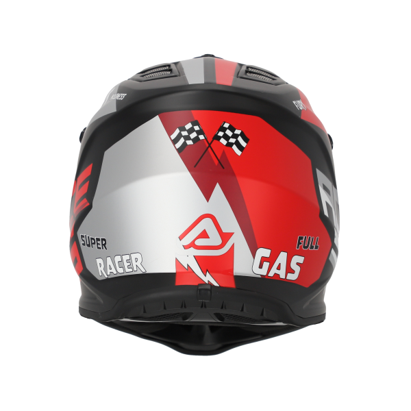Acerbis Profile gyermek sisak, fekete/piros, T54, 3, nordicamoto.ro