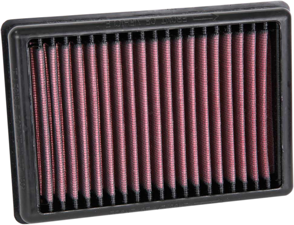 High-flow Air Filter Black, Red, 1, nordicamoto.ro