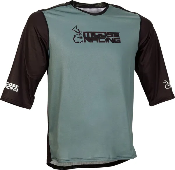 Moose Racing MTB 3/4-es póló, zöld/fekete, 2XL, 1, nordicamoto.ro