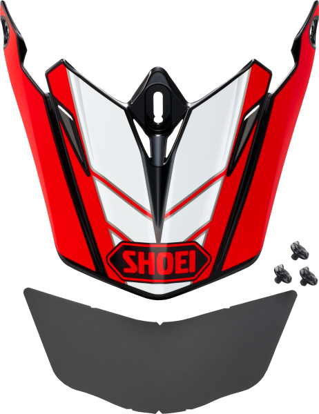 SHOEI VFW06/VFWR sisak – szürke / piros / fekete, 24, nordicamoto.ro