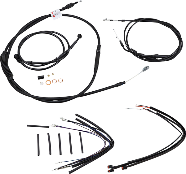 Jail Bar Cable Kit Black, 1, nordicamoto.ro