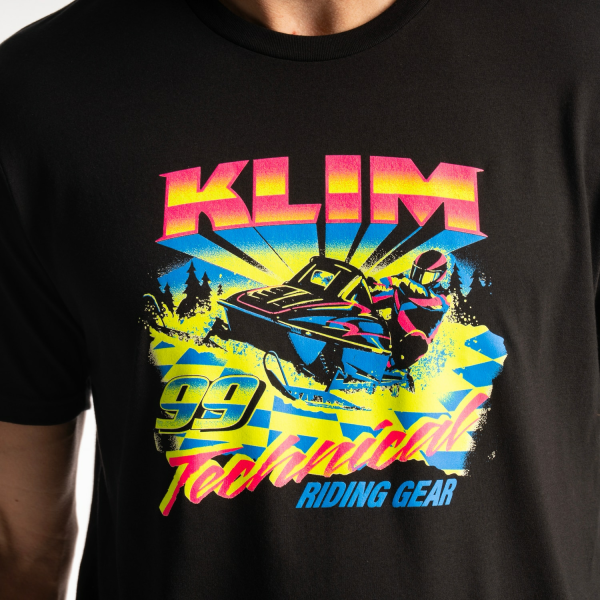 Klim Snowcrest Tri-blend póló – fehér – császári kék, 2, nordicamoto.ro
