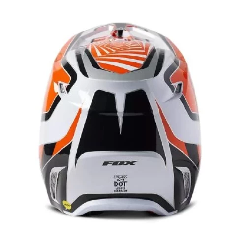 Casca Copii Fox V1 Goat DOT/ECE Portocaliu YS, 4, nordicamoto.ro