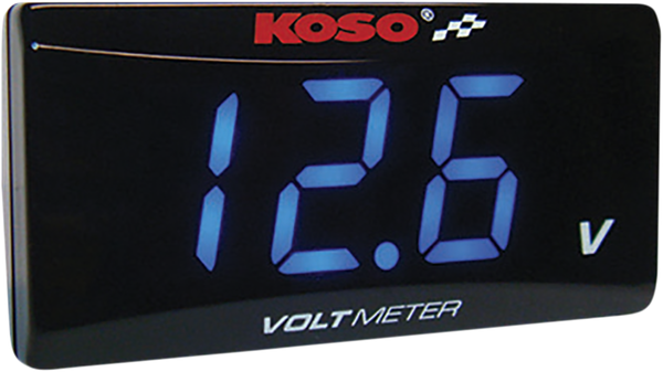 Super Slim Volt Meter Black, 1, nordicamoto.ro