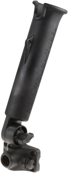 Ram Tough-tube Rod Holder With Bulkhead-flat Surface Base Black, 1, nordicamoto.ro