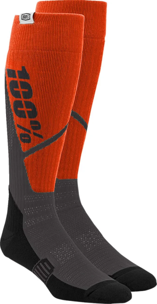 Sosete 100% Torque Comfort Moto Orange S/M, 1, nordicamoto.ro