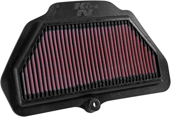 High-flow Air Filter Black, Red, 1, nordicamoto.ro