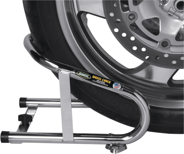 Removable Wheel Chock Chrome, 2, nordicamoto.ro