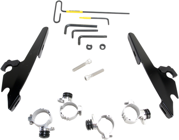 Batwing Fairing Trigger-lock Mounting Kit Black, 1, nordicamoto.ro