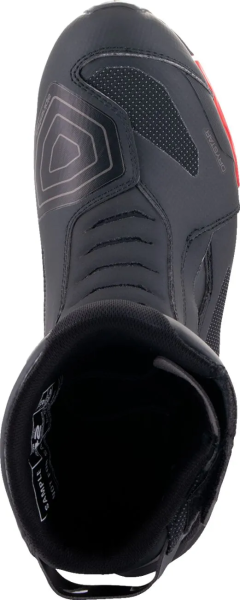 Alpinestars RT-7 Drystar csizma, fekete/piros, 48-as méret, 6, nordicamoto.ro