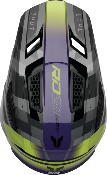Casca Thor Fleet Camber Fekete/Mozgó/Fluo sárga XL, 2, nordicamoto.ro